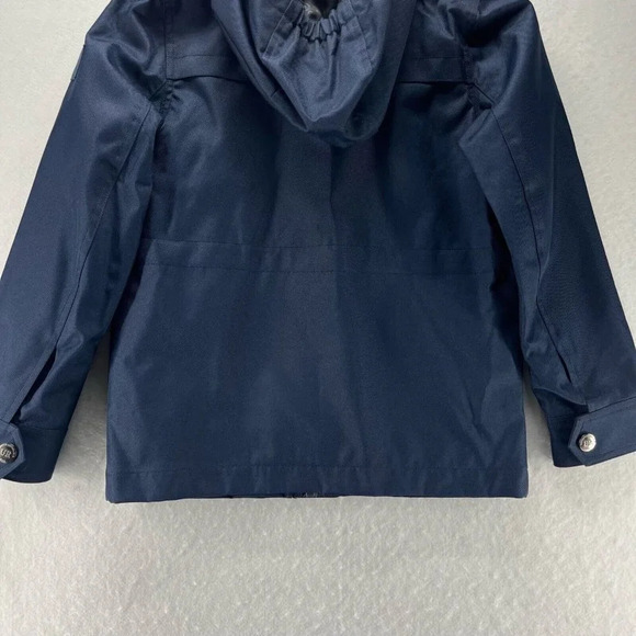 Urban Republic Jacket Boys Size 8 Utility Hoodie Full Zip Snap Long Sleeve Blue - Picture 5 of 13
